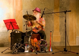 musicista, barba, microfono, musica, cappello, suonare, batteria, strumenti, batterista, leggio, spartito